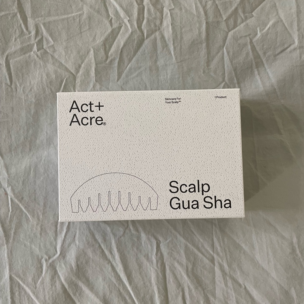 NIB Act+Acre Jade Scalp Gua Sha Tool